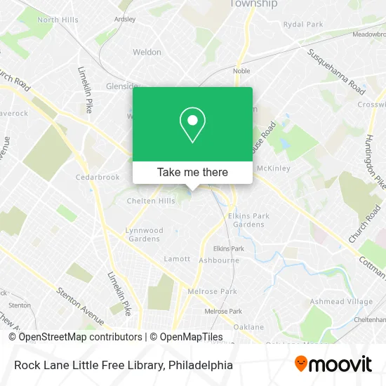 Rock Lane Little Free Library map
