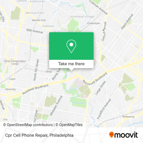 Cpr Cell Phone Repair map