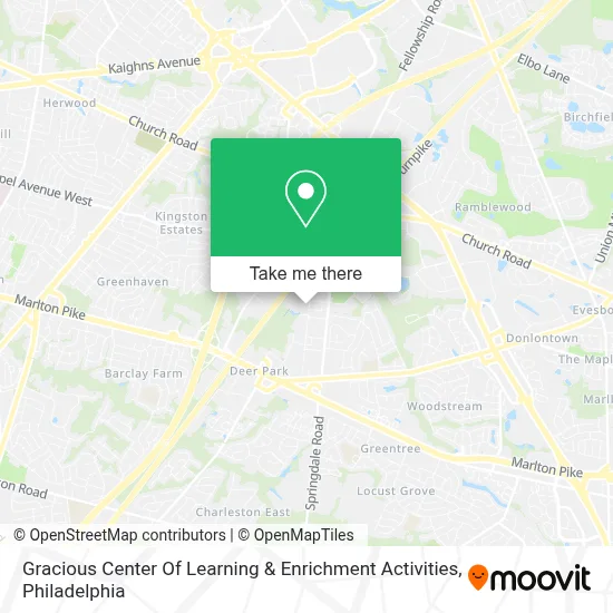 Gracious Center Of Learning & Enrichment Activities map