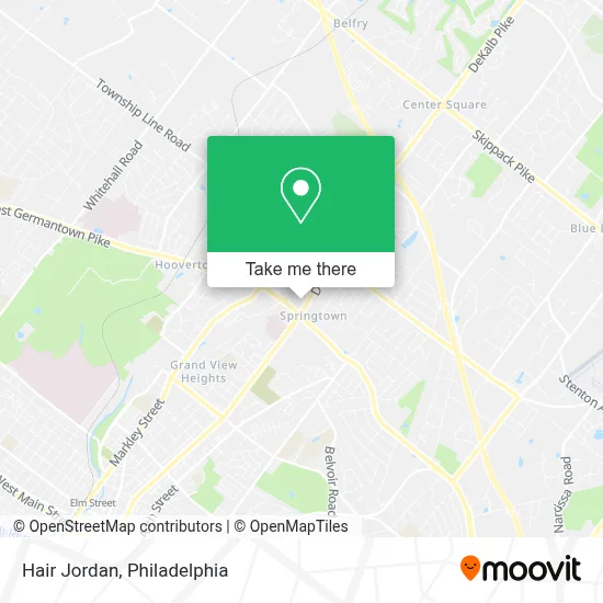 Hair Jordan map