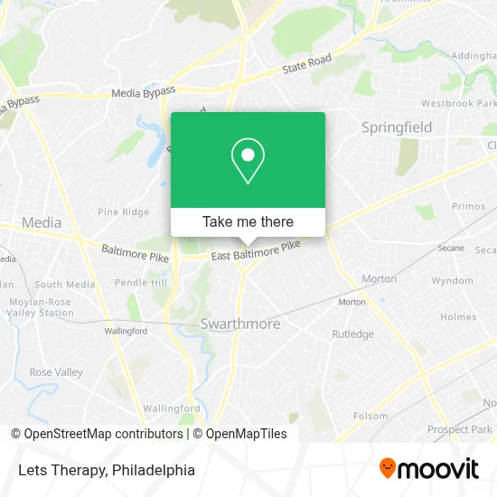 Lets Therapy map