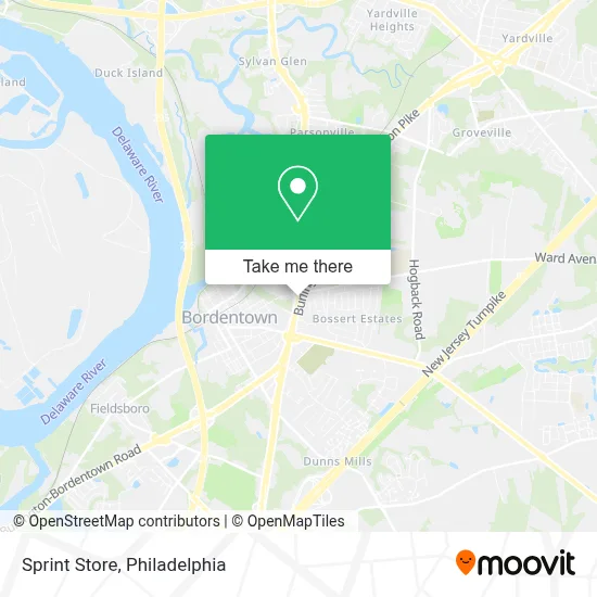 Sprint Store map