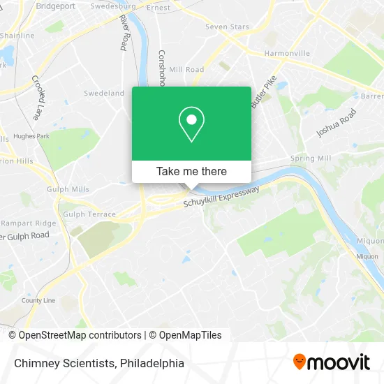 Chimney Scientists map
