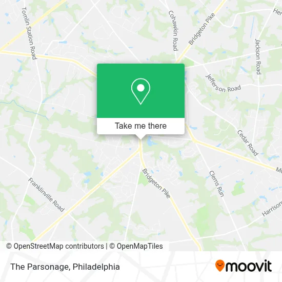 The Parsonage map