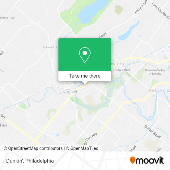 Dunkin' map