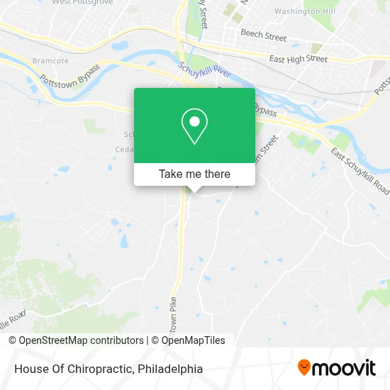 House Of Chiropractic map