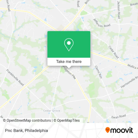 Pnc Bank map