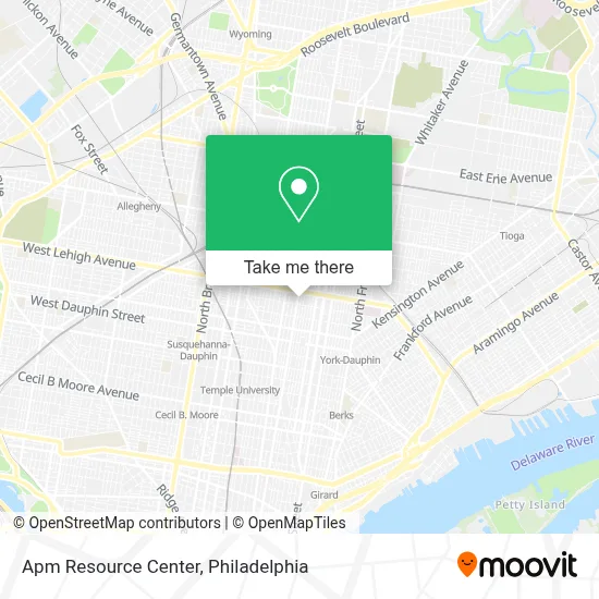 Apm Resource Center map