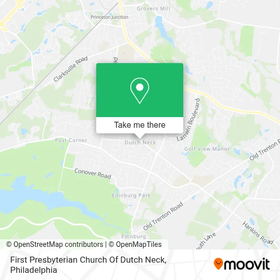 First Presbyterian Church Of Dutch Neck map
