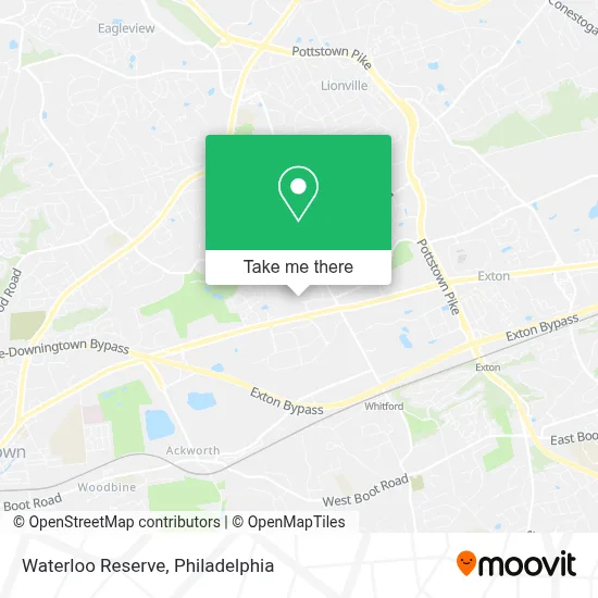 Waterloo Reserve map