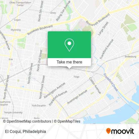 El Coqui map