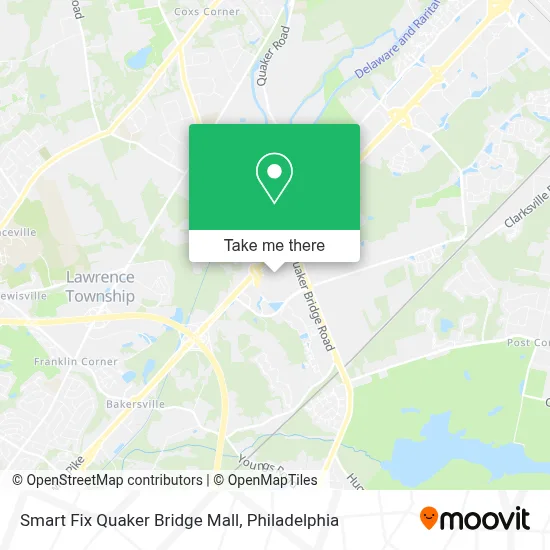 Smart Fix Quaker Bridge Mall map