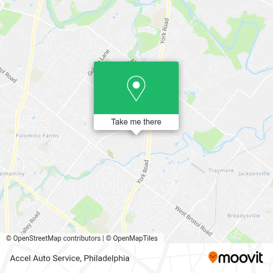Accel Auto Service map