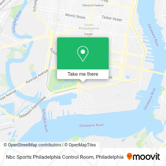 Nbc Sports Philadelphia Control Room map
