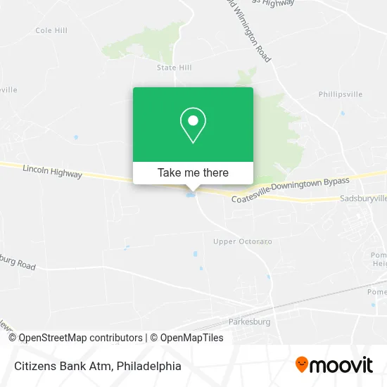 Citizens Bank Atm map