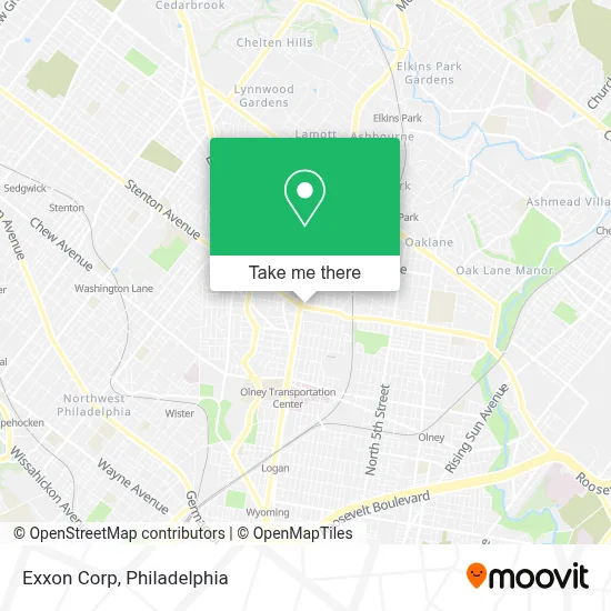 Exxon Corp map