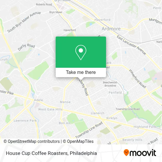 House Cup Coffee Roasters map