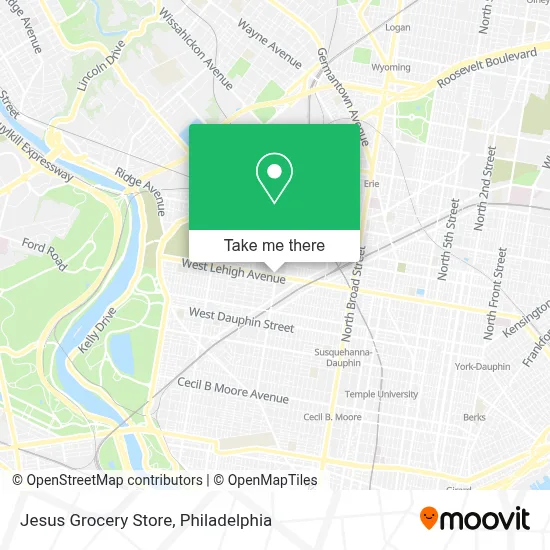 Jesus Grocery Store map