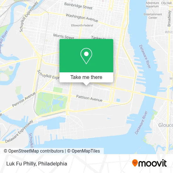 Luk Fu Philly map