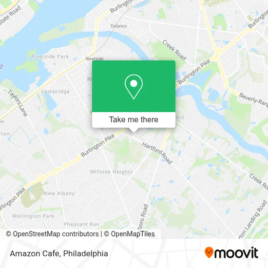 Amazon Cafe map