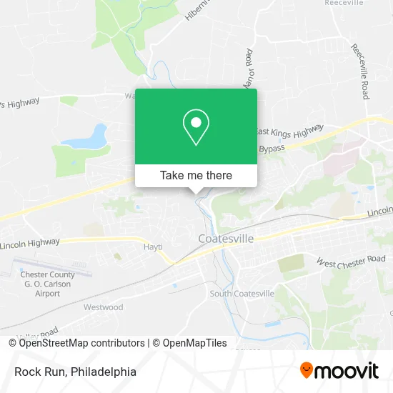 Rock Run map