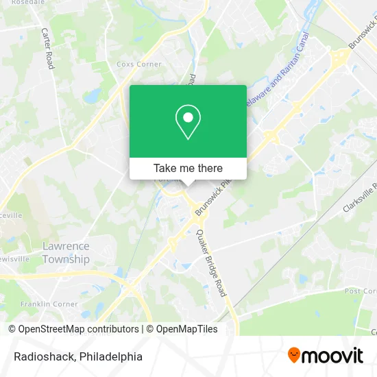 Radioshack map