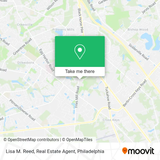 Lisa M. Reed, Real Estate Agent map