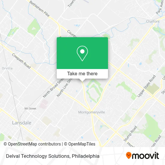 Delval Technology Solutions map
