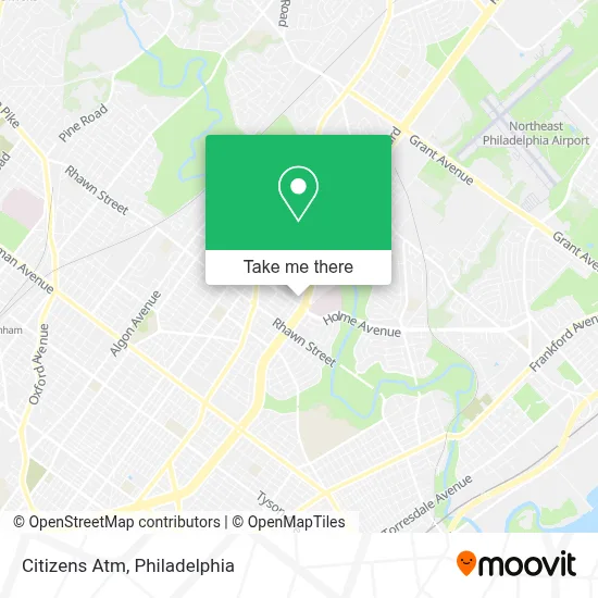 Citizens Atm map
