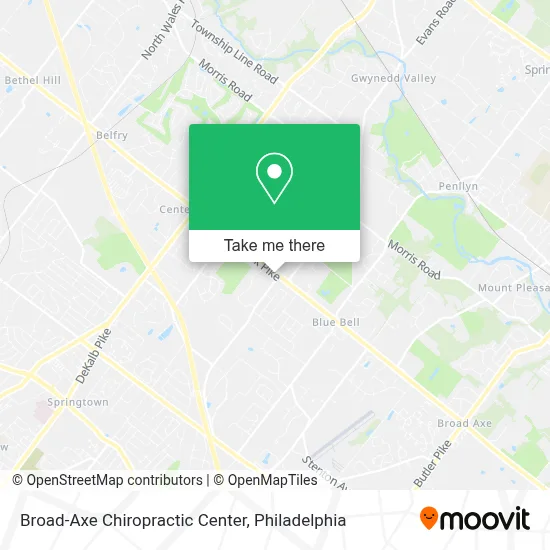 Broad-Axe Chiropractic Center map