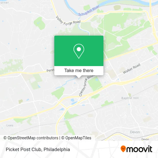 Picket Post Club map