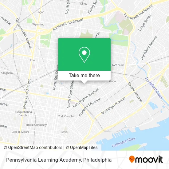 Pennsylvania Learning Academy map
