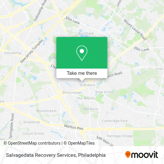 Salvagedata Recovery Services map
