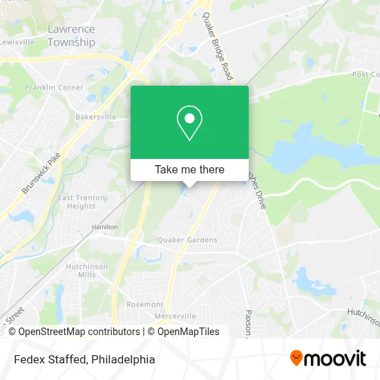 Fedex Staffed map