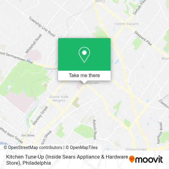 Kitchen Tune-Up (Inside Sears Appliance & Hardware Store) map