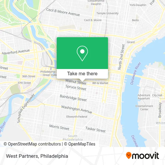 West Partners map
