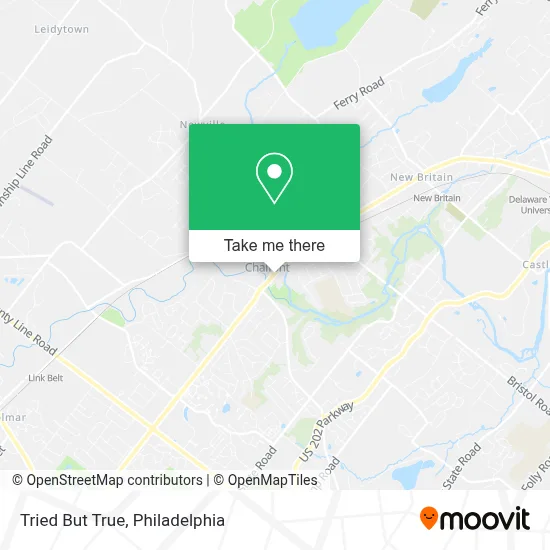 Tried But True map