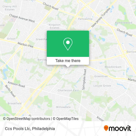 Ccs Pools Llc map