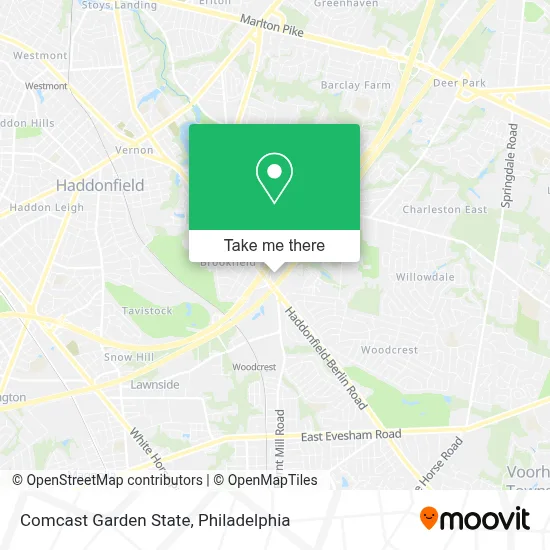 Comcast Garden State map