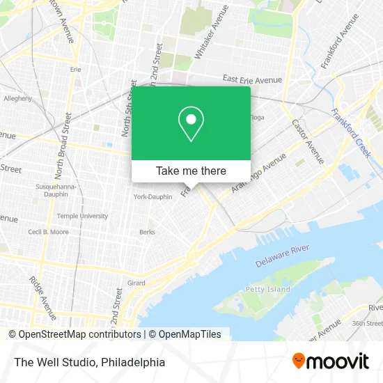 The Well Studio map