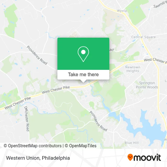 Western Union map