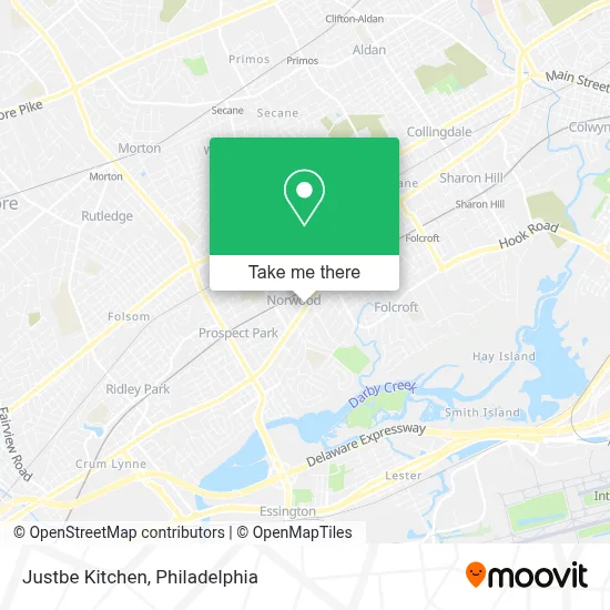 Justbe Kitchen map