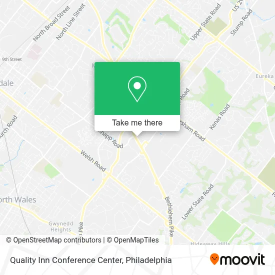 Quality Inn Conference Center map
