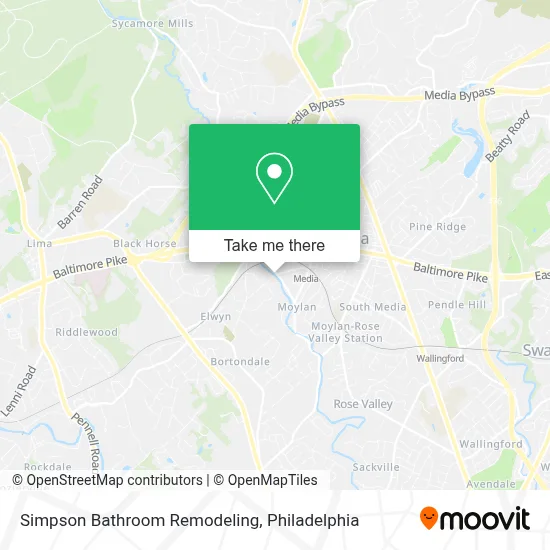 Simpson Bathroom Remodeling map