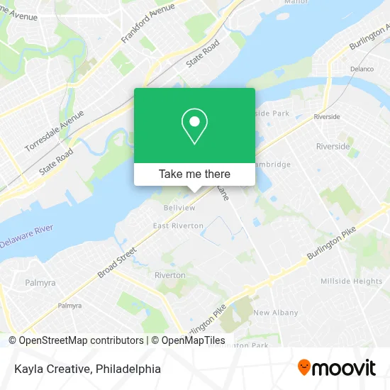Kayla Creative map