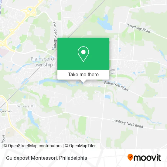 Guidepost Montessori map