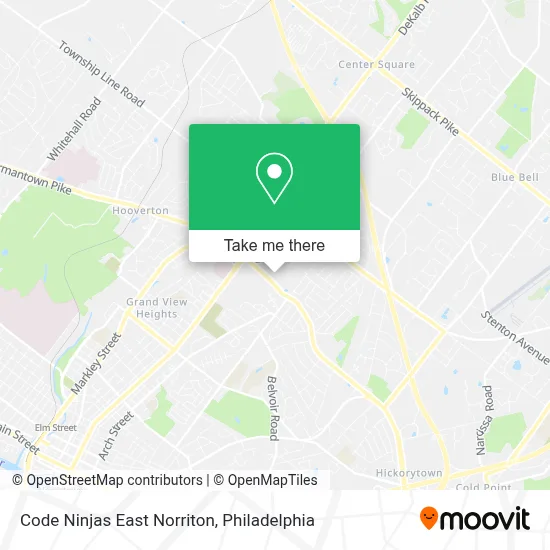 Code Ninjas East Norriton map