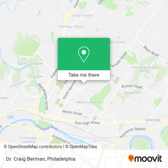 Dr. Craig Berman map