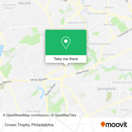 Crown Trophy map