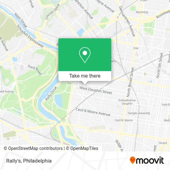 Rally's map